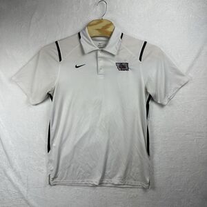 Nike Dri Fit Polo Men’s‎ Size Large Shirt White Montana Griz Football MT